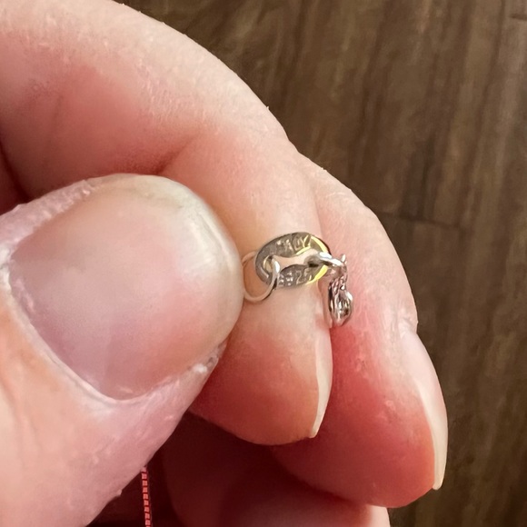 Heart shaped locket with peridot stones and cz’s on a 20” s925 chain - Picture 3 of 4